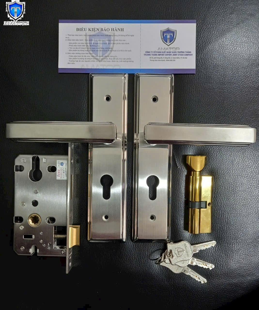 Khoá Inox 220mm