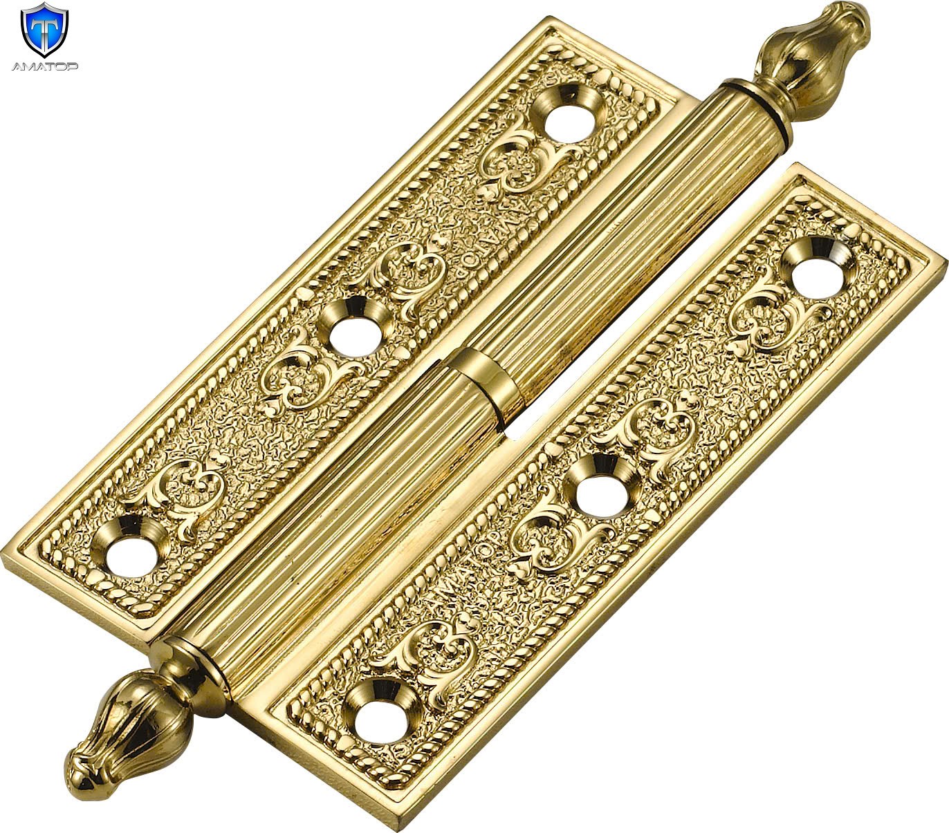 Bản lề cối đồng cao cấp màu rêu 16cm